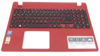 Palmrest, Handballenauflage, Tastatur , Acer Aspire ES1-571 Rot